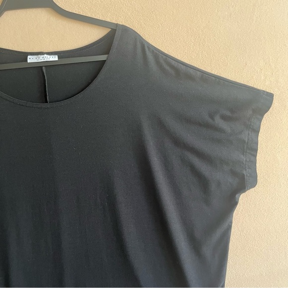 Bryn Walker Women’s Bamboo Lagom Oversized Relaxed Tunic Black Coastal Small - Picture 2 of 14